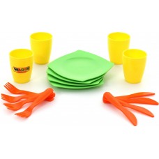 Набор детской посуды столовый на 4 персоны