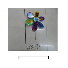 Ветряк "Бабочка" 1 цветок с рисунком, пакет