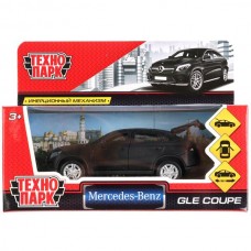 Машина металл MERCEDES-BENZ GLE COUPE МАТОВЫЙ ЧЕРНЫЙ 12 см, двер багаж, кор. Технопарк в кор.2*36шт