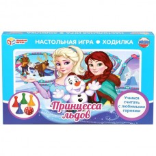 Настольная игра-ходилка Принцесса льдов. в кор. Умные игры в кор.20шт