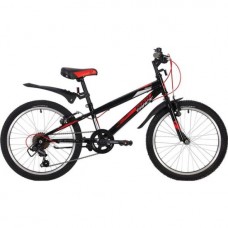 Велосипед NOVATRACK 20" RACER, черный, сталь, 6 скор., Microshift TS38-6/Shimano, V-Brake