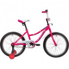 Велосипед NOVATRACK 20" NEPTUNE розовый, тормоз нож, крылья корот, защита А-тип