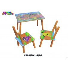 Набор детской мебели (стол +2 стула) ORANGE