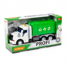 "Профи", автомобиль коммунальный инерционный (со светом и звуком) (зелёный) (в коробке)