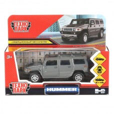 Машина металл HUMMER "hummer h2", 12см, инерц,темно-серый Технопарк в кор.2*36шт