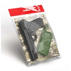 Оружие пластиковое Пистолет. Рация арт.02335