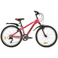 Велосипед FOXX 24" AZTEC красный, сталь, размер 12"