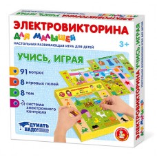 Игра Электровикторина для малышей "Учись, играя" арт.04216