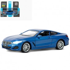 ТМ "Автопанорама" Машинка металл. 1:35 BMW M850i Coupe, синий, откр. двери, свет, звук, инерция в/к