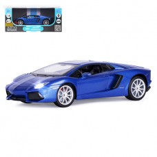 ТМ "Автопанорама" Машинка металлическая, 1:24 Lamborghini Aventador Coupe, синий, откр. двери и капо