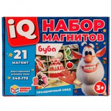 Праздничный обед. IQ набор магнитов. Буба. 250х185х25мм. Умные игры в кор.20шт