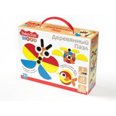 Пазл деревянный 29 эл Baby Toys арт.04054
