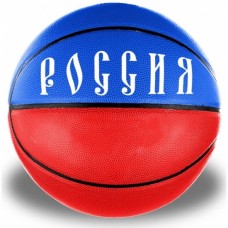 Мяч баскетбольный россия, р.5, резина + камера в кор.50шт