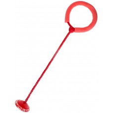 Нейроскакалка светящаяся красная-1, (63 см, PVC колесо, палка, кольцо свет) (Арт. LL6193/красный)
