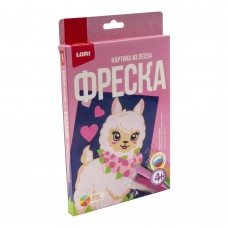 Пз/ф-015 Фреска. Картина из песка "Альпака"