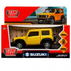 Машина металл SUZUKI JIMNY 11,5 см, двери, багаж, инерц, желтый, кор. Технопарк в кор.2*36шт