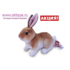 Mягкая игрушка Кролик РЫЖИЙ -1цв.(400/1)