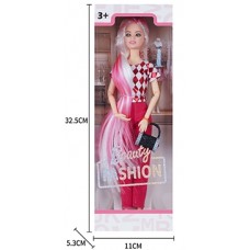 Кукла, цвет наряда красный, в/к 11х5,3х32,5 см