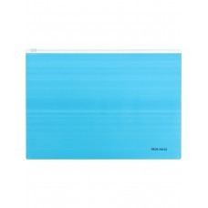 Папка-конверт на молнии, А4, 180мкм, голубой/сиреневый (ПК-3043) кратно 12