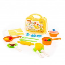 Набор детской посуды (28 элементов) (в чемоданчике среднем)