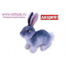 Mягкая игрушка Кролик СЕРЫЙ -1цв.(400/1)