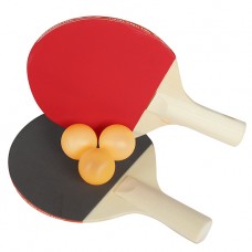 Набор для настольного тенниса, в комплекте 2 ракетки, 3 мяча, на блистере  блистер п/э