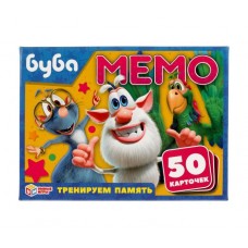 Буба. Карточная игра Мемо. (50 карточек, 65х95мм). Тренируем память. Умные игры в кор.50шт