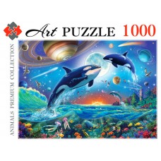 Artpuzzle. ПАЗЛЫ 1000 элементов. КОТЯТА В КОРЗИНКЕ (Арт. Ф1000-0460)