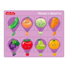 Пазл планшетный "Овощи и фрукты" серия Baby Toys арт.05235