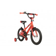 Велосипед NOVATRACK 16" EXTREME красный, сталь, тормоз нож, короткие крылья, полная защ.цепи