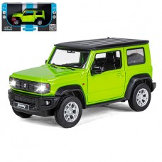 ТМ "Автопанорама" Машинка металл.1:26 Suzuki Jimny, зеленый, инерция, свет, звук, откр. двери и капо