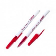 Ручка шариковая Alingar "Point", 0,7 мм, красная, круглый, белый, пластиковый корпус, картонная упак
