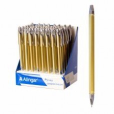 Ручка шариковая на масляной основе Alingar, 0,7 мм, синяя, игольчатый, металлизированный наконечник,