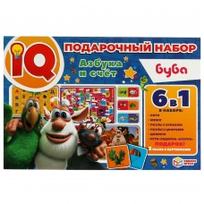 313910 Азбука и счёт. Буба.  IQ-подарочный набор 6 в 1. Умные игры  в кор.10шт