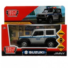 335444 Машина металл SUZUKI JIMNY ПОЛИЦИЯ 11,5 см, двер, баг, инер, сер, кор. Технопарк в кор.2*36шт