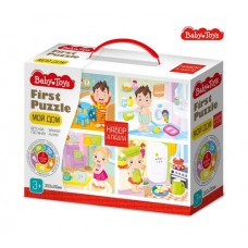 Пазл First Puzzle 4 в 1 "Мой дом" Baby Toys арт.04364